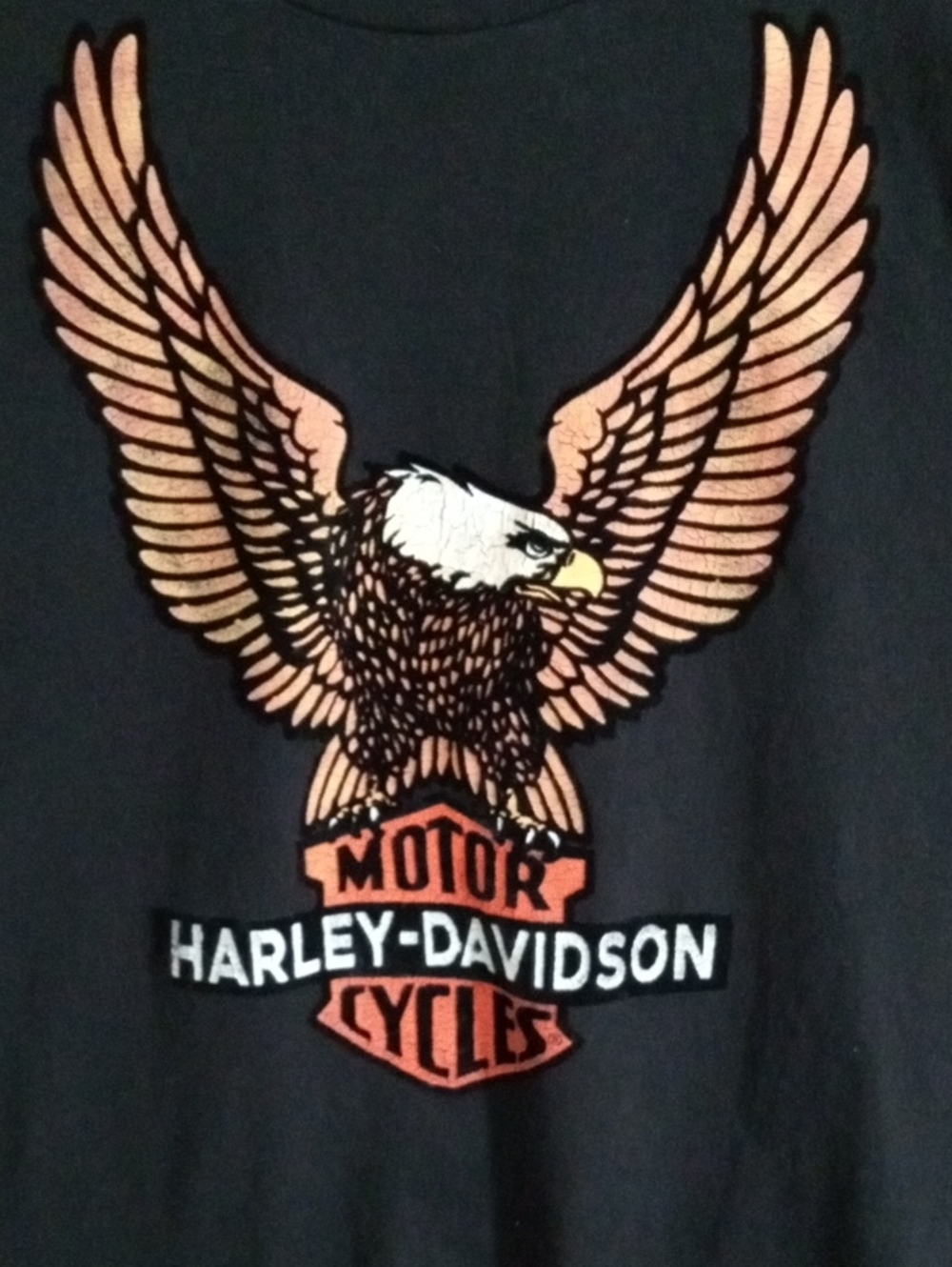 Harley-Davidson Black Long Sleeve EagleTee Shirt Men’s XLarge
